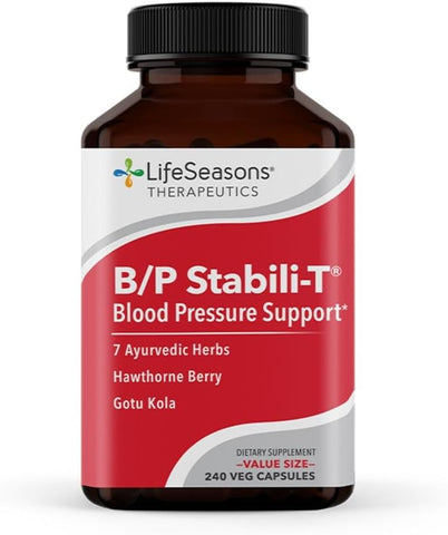 B/P Stabili-T – Suporte para Pressão Arterial – Suplemento Vitamínico para um Coração Saudável - LifeSeasons