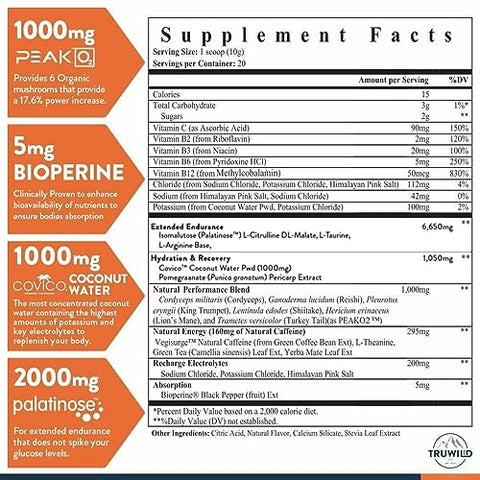 Motion – Pó para Bebida Pré-Treino Natural para Homens – 100g - TruWild