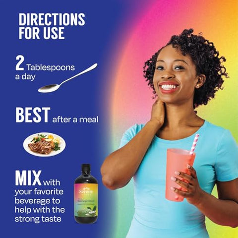 Serene herbs - Bitter de Graviola Líquido com Folhas de Graviola para Saúde Intestinal – 100ml