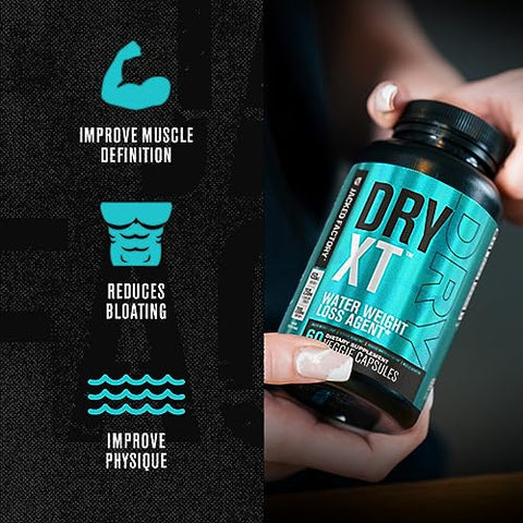 Dry-XT – Suplemento Natural para Perda de Peso Retenção de Água | Reduz Retenção de Líquidos - Jacked Factory