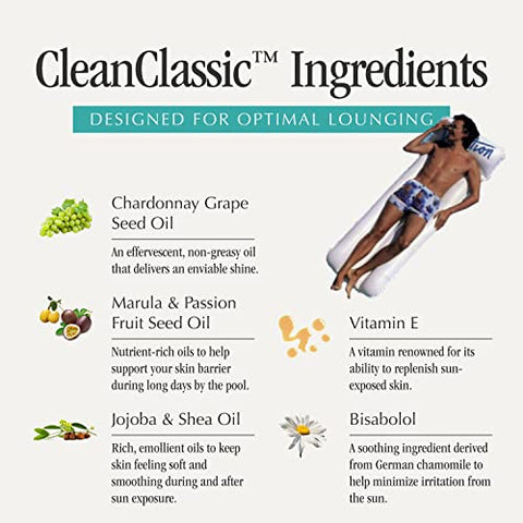 VACATION - Óleo Bronzeador Vegano Vacation Chardonnay SPF 30 + Odorizador de Ar, Proteção Solar de Amplo Espectro, Livre de Oxybenzone e Octinoxate, Tamanho de Viagem Aprovado pela TSA, 30ml