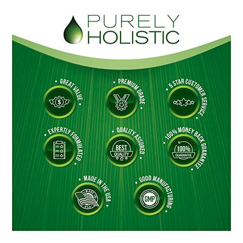 Purely Holistic - Calcium Citrate 1000mg – 365 Cápsulas Veganas com Salsa, Dente-de-leão e Agrião – Sem Vitamina D – Fabricado nos EUA pela
