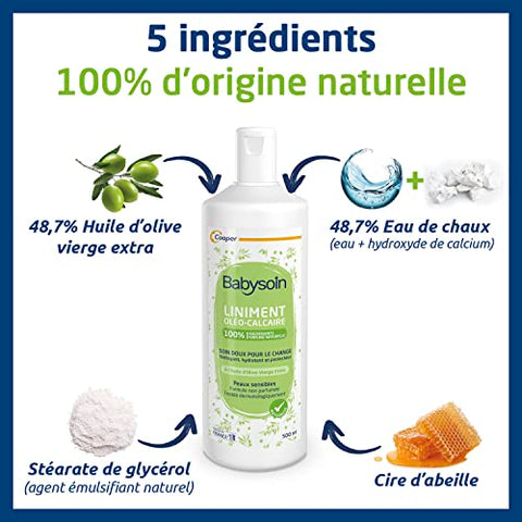 BABYSOIN - Óleo Calcaire Cooper 500 ml – Linimento Cooper para Alívio de Dores Musculares