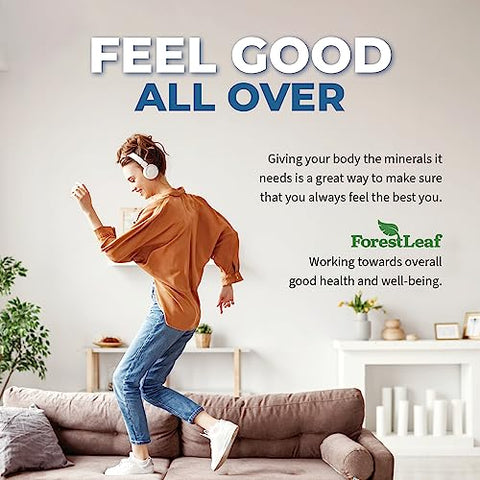 Magnesium Complex 500mg – Cápsulas de Magnésio 500mg – Suplemento de Magnésio 500mg – Para Dormir, Para Constipação – Suplemento de Magnésio para Mulheres - ForestLeaf