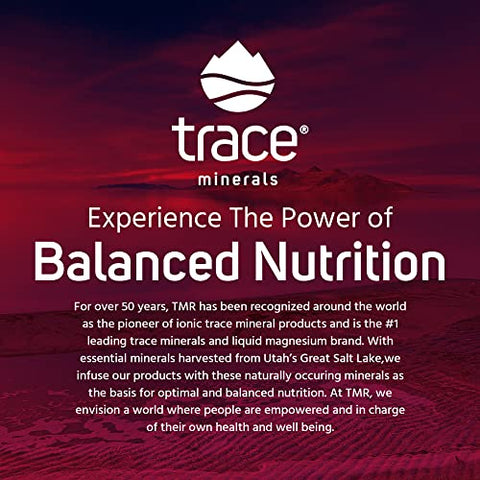 Power Pak Pacotes de Pó Eletrolítico | 1200 mg Vitamina C, Zinco, Magnésio | Reforça a Imunidade, Hidratação e Energia Natural | Cranberry | 30 Pacotes - Trace Minerals