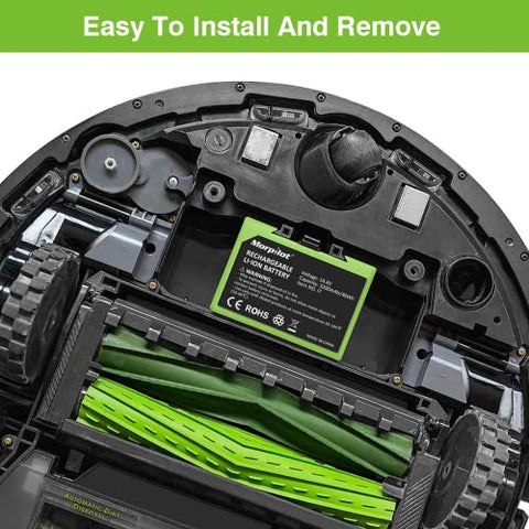 Morpilot - Bateria de Substituição i7 14.4V 3200mAh para iRobot Roomba e e Série i | Alta Capacidade | Compatível com Roomba i7 i8 i6 i4 i3 i7158 J7 7150 7550 e e5 e6