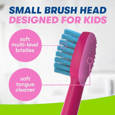 Kit Escova de Dentes Elétrica Inteligente FIREFLY Play Action Trolls, com Luzes, Música e Jogos Interativos, Pilhas Inclusas, Idade 3+