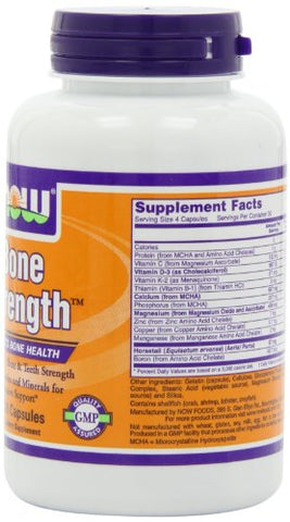NOW Foods - NOW Fortalecimento Ósseo, 120 Cápsulas (Pacote com 2) – Marca NOW