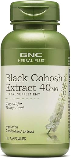 Herbal Plus Extrato de Black Cohosh 40mg – 100 Cápsulas (100 Porções) - GNC