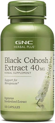 Herbal Plus Extrato de Black Cohosh 40mg – 100 Cápsulas (100 Porções) - GNC