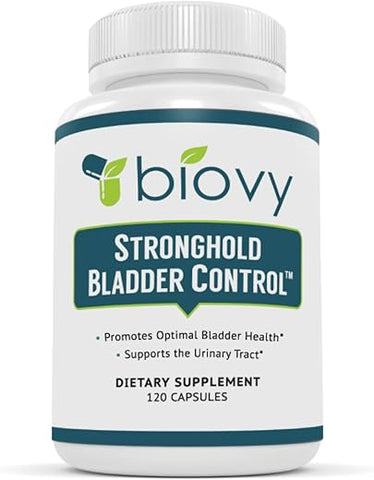 Biolor - Stronghold Bladder Control – Controle da Bexiga para Homens e Mulheres – Suplemento Natural para Controle da Bexiga – para Apoiar o Fluxo Urinário Saudável (Dentro dos Níveis Normais)