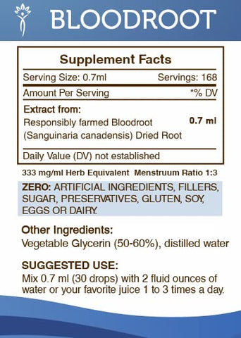 Secrets of the Tribe - Segredos da Tribo – Extrato de Tintura de Raiz de Sanguinária (Sanguinaria Canadensis) Responsavelmente Cultivada, Livre de Álcool (2×4 fl oz)