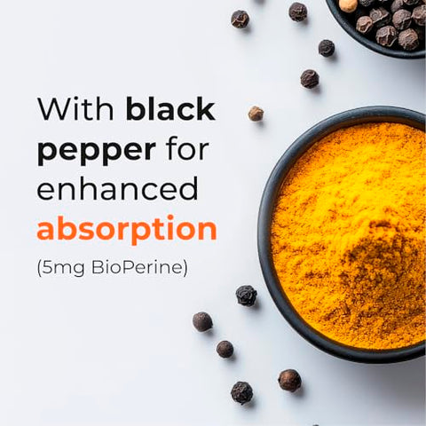 Biogenique - Suplemento de Cúrcuma Ultimate – 60 Cápsulas 600 mg – Fontes Pura e Natural, Potente – Marca em Destaque