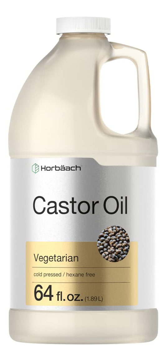Óleo de Rícino Horbäach 1892ml | para Cabelo, Cílios | Puro e Natural