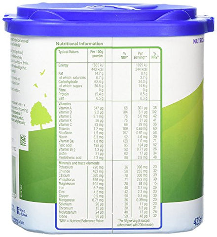 Bebida Nutritiva Rica em Vitaminas Sabor Original 425g 7-8 Porções - Complan