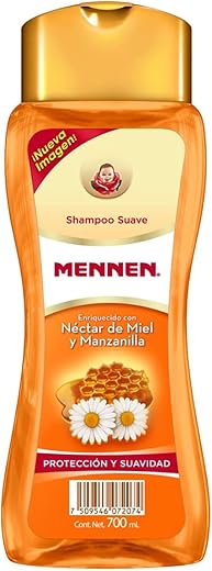 Shampoo Mennen para bebê com Néctar de Mel e Camomila – Suave e Hidratante (250ml)