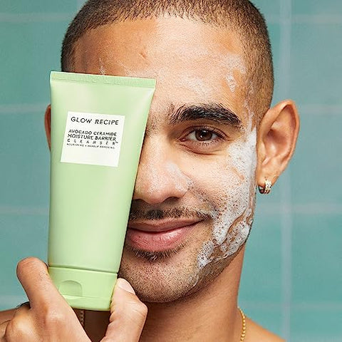 Avocado Ceramide – Limpeza Facial Hidratante para Pele Seca – Removedor Diário de Maquiagem – 150ml - Glow Recipe