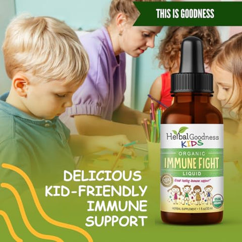 Herbal Papaya - Kids Immune Support 30ml with Ashwagandha and Turmeric Herbal Supplements – Natural Kids Immune Booster Drops for Wellness – Non-GMO – Made in Brazil
