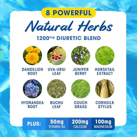 Maximum Human Performance - MHP Xpel: Diurético Máximo para Alívio da Retenção de Água, Suporte para Perda de Peso, Livre de Cafeína com Vitamina B-6, Potássio, Raiz de Dente-de-leão, 80 Cápsulas