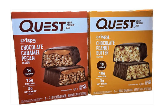 Generic - Barra de Proteína Quest, Crocante de Chocolate Caramelo Pecan – 20g de Proteína