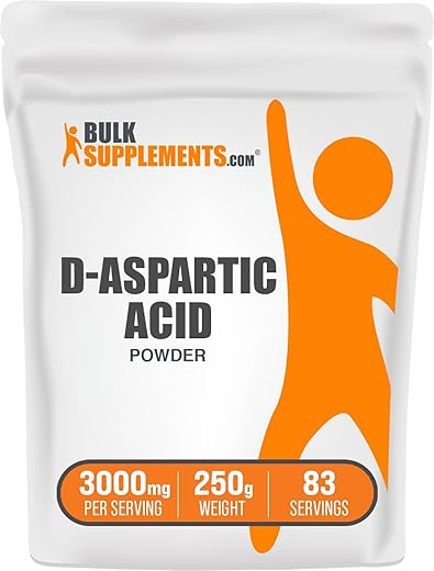 com – Pó de Ácido D-Aspártico – Suplemento DAA para Homens – 100g - BulkSupplements