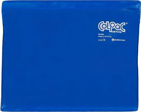 ColPac Gel Reutilizável para Terapia Fria no Joelho, Braço, Cotovelo, Ombro, Costas – Alívio de Dores, Inchaços, Hematomas, Entorses, Inflamações (11″x14″) – Azul - Chattanooga