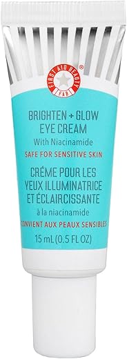 Brighten Glow Creme Iluminador para os Olhos com Niacinamida – Hidratação e Clareamento – 30g - First Aid Beauty