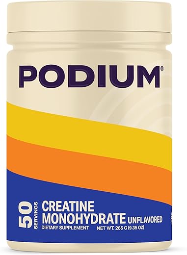 Solos | Creatina Monohidratada, 50 Porções, Sem Sabor, Melhora o Desempenho Atlético - Podium Nutrition