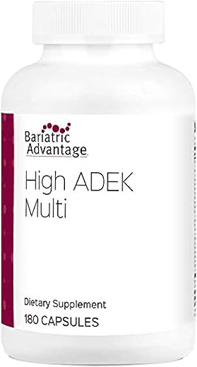 High ADEK Multi – Multivitamínico para Pacientes de Cirurgia Bariátrica – Vitaminas A, D, E, K – Marca Bariatric Advantage - Bariatric Advantage