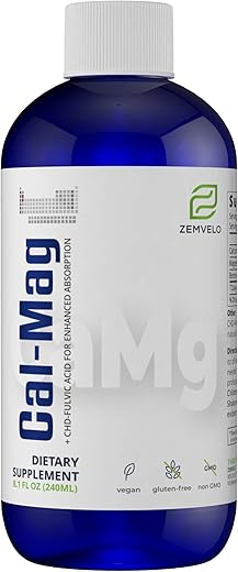 Zemvelo - Liquid Ionic Cal/Mag | Cálcio, Magnésio, Boro | Fortaleça seus ossos