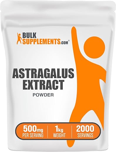 Astragalus Extract Powder – Raiz de Astragalus, Suplemento Vegano – BulkSupplements.com