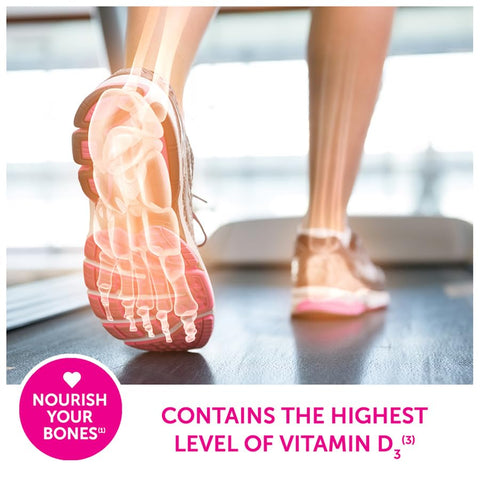 Gummy Bites 500 mg Cálcio e Vitamina D, Sabor Cereja Preta, Morango, Laranja – 100 Unidades - Caltrate