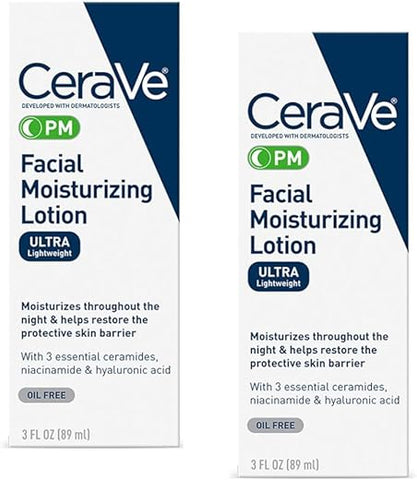 CeraVe - Cerave Loção Hidratante Facial PM 3 Oz (2 Unidades) – Cuidado da Pele