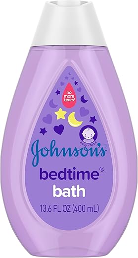 Johnson's Baby - Johnson’s Baby Banho Noturno Sem Lágrimas com Calmante NaturalCalm, Roxo, Aromas, 400ml (Pacote com 3)
