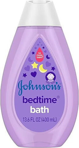 Johnson's Baby - Johnson’s Baby Banho Noturno Sem Lágrimas com Calmante NaturalCalm, Roxo, Aromas, 400ml (Pacote com 3)