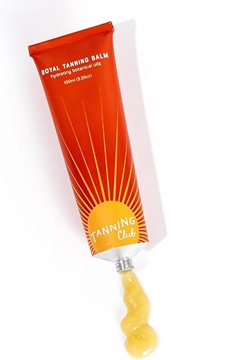 Tanning Club - Bálsamo Bronzeador Royal – Óleo Hidratante para Sol ao Ar Livre – Bálsamo Botânico Não Tóxico para Pele Beijada pelo Sol (100ml)