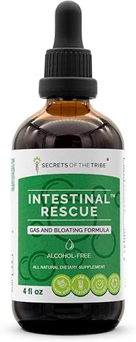 Secrets of the Tribe - Segredos da Tribo – Fórmula Resgate Intestinal, Gases e Inchaço, Extrato Líquido Sem Álcool (120 ml)