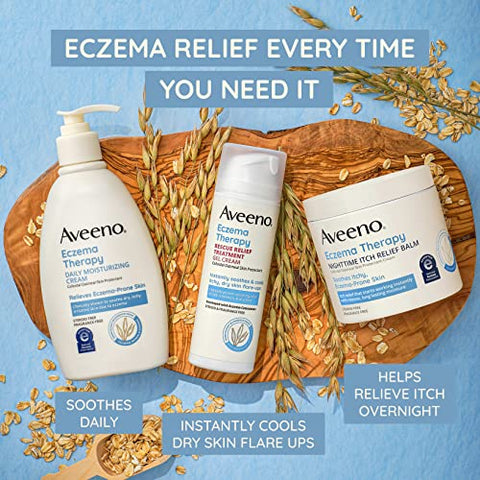 Creme Hidratante Diário para Pele Sensível com Eczema, Alívio Calmante, Aveia Coloidal – 200g - Aveeno