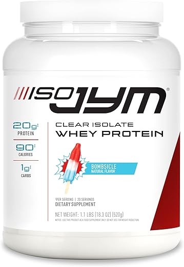 JYM Supplement Science - ISO JYM 20 Porções – Sabor Explosivo – Marca Bombsicle – 500g