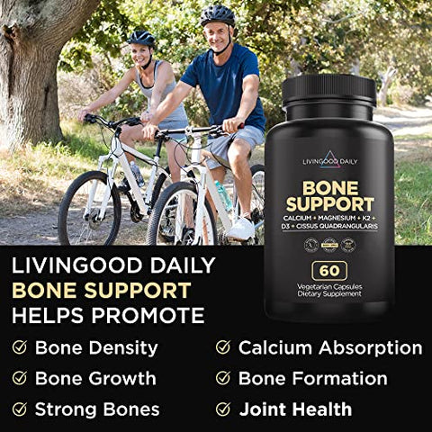 Livingood Daily - Suplemento de Cálcio Diário Livingood para Mulheres – Marca Livingood, Cálcio Essencial em Cápsulas