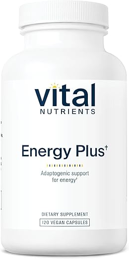 Energy Plus | Suporte Energético Herbal Não Estimulante | Estimula o Mental | 60 cápsulas - Vital Nutrients