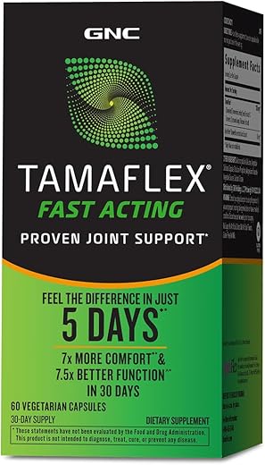 TamaFlex Rápida Ação, 60 Cápsulas Vegetarianas, Suporte para Articulações - GNC