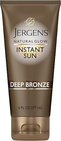 Natural Glow Bronzeador Hidratante Autobronzeador Instantâneo, Tom Profundo, 177 ml - Jergens