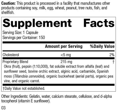 Standard Process Inc. - Standard Process Okra Pepsin E3 – Saúde Digestiva e Digestão Completa com Alimentos Integrais, Colesterol, Intestino e Limpeza Intestinal com Pepsina, Alfafa, Musgo Espanhol, Trigo Sarraceno e Quiabo – Sem Glúten