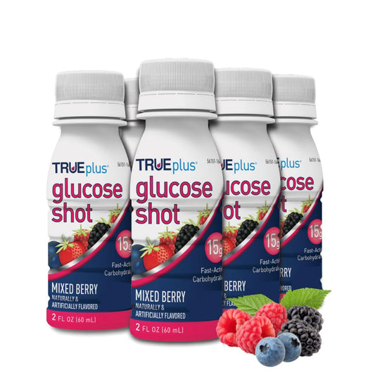Shots de Glicose 6 frascos – Frutas Vermelhas Misturadas - TRUEplus