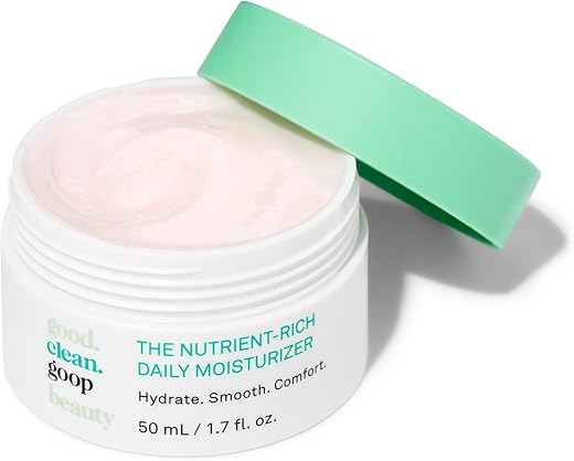 good.clean.goop - Hidratante Diário Good.Clean.Goop Beauty Rico em Nutrientes | Hidratante Facial para Pele Lisa | Niacinamida, Óleo de Semente de Framboesa | 50g