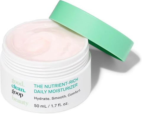 good.clean.goop - Hidratante Diário Good.Clean.Goop Beauty Rico em Nutrientes | Hidratante Facial para Pele Lisa | Niacinamida, Óleo de Semente de Framboesa | 50g
