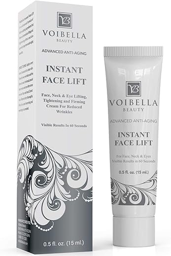 VOIBELLA BEAUTY - Creme Instantâneo para Levantamento Facial – Melhor Aperto para Olhos, Pescoço e Rosto – 50g