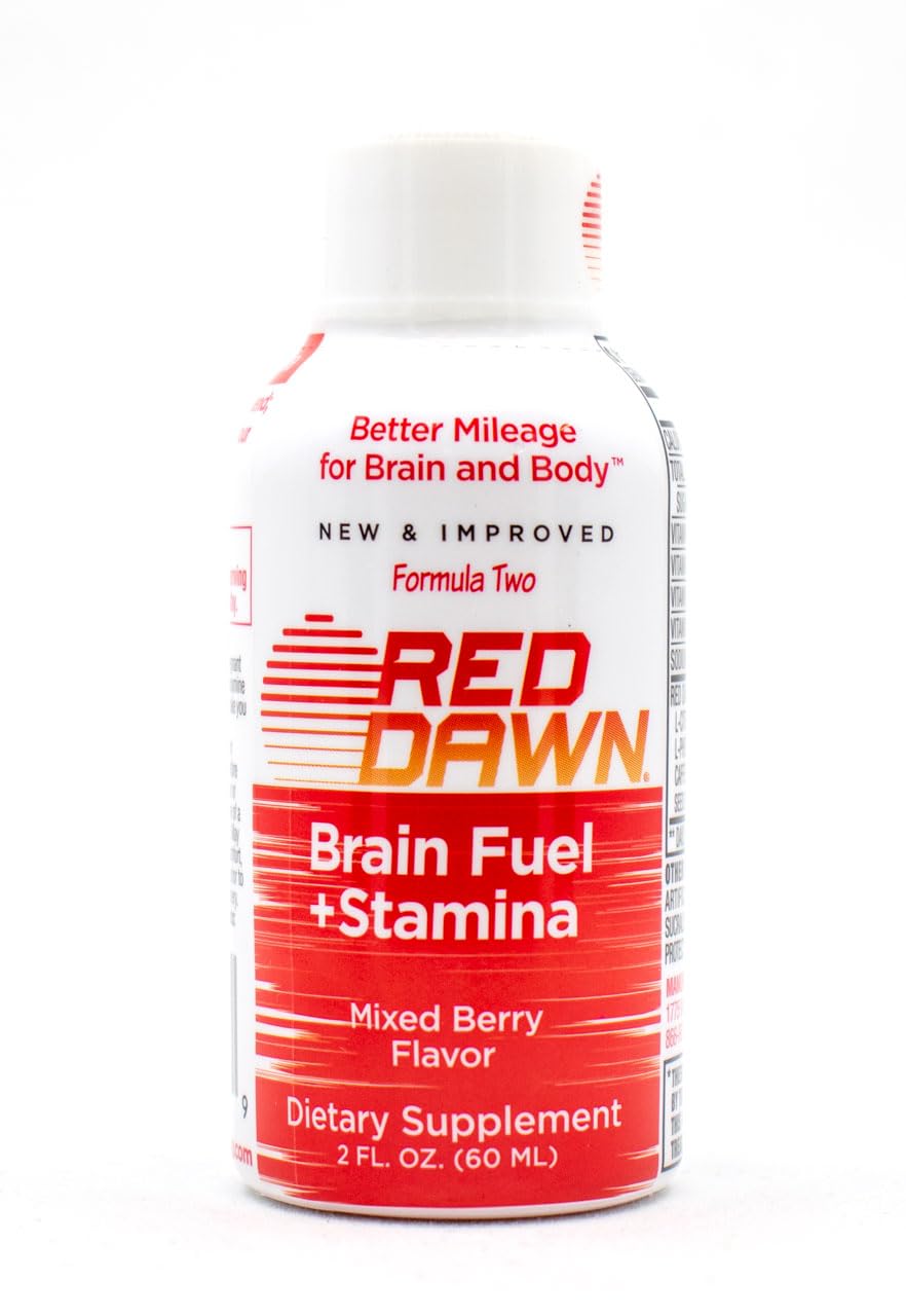 Generic - Red Dawn Brain Fuel – 12 Shots de Energia (60ml) (Mixed Berry)