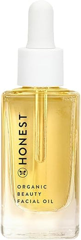 Óleo Facial Orgânico Honest Beauty para Todos os Tipos de Pele | Nutre e Repõe | Óleo de Abacate, Óleo de Damasco, Óleo de Jojoba | Perfumado Naturalmente, Verificado pelo EWG, Vegano e Cruelty Free | 100ml